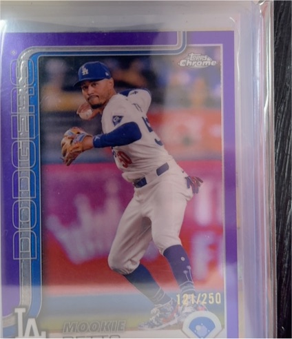 2025 Topps Chrome #500 Mookie Betts — front