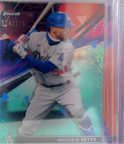 2021 Topps Finest Mookie Betts — front