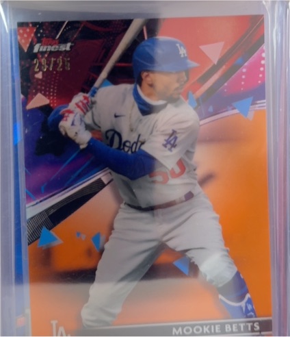 2021 Topps Finest #68 Mookie Betts — front