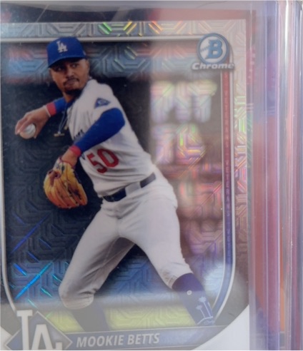 2025 Bowman Chrome #50 Mookie Betts — front
