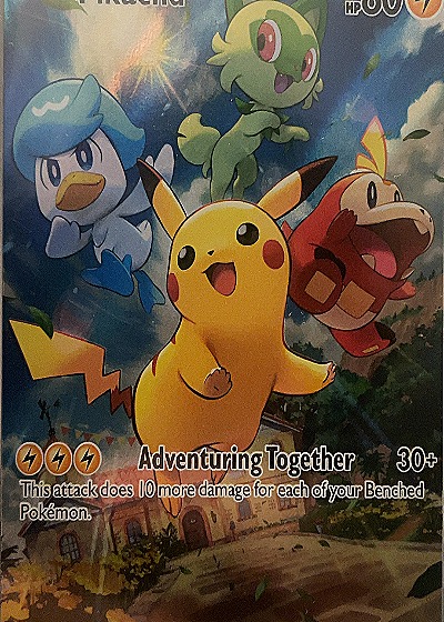 2023 Pokémon SV: Scarlet & Violet Promo Cards #027 Pikachu — front