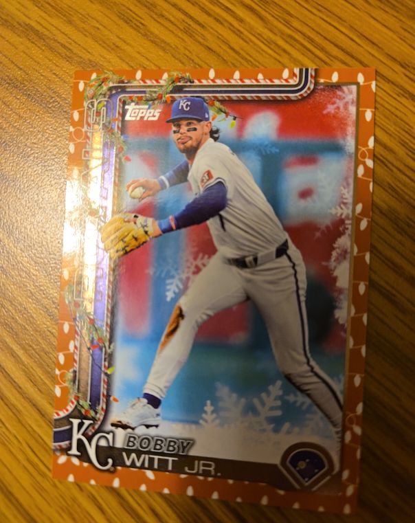 2025 Topps Holiday #HE-5 Bobby Witt Jr. — front