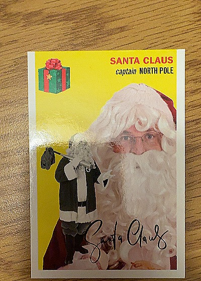 2025 Topps Holiday #TSA-54 Santa Claus Captain North Pole — front