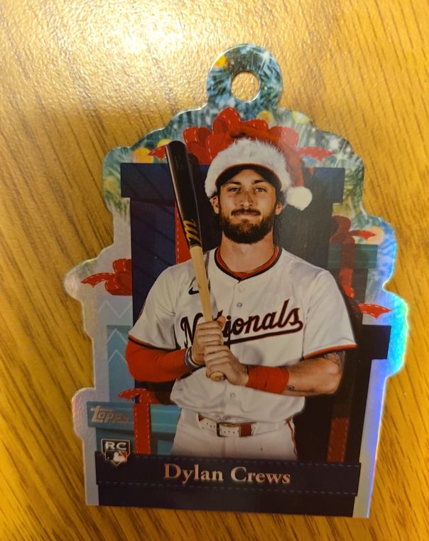 2025 Topps Holiday #PO-8 Dylan Crews — front