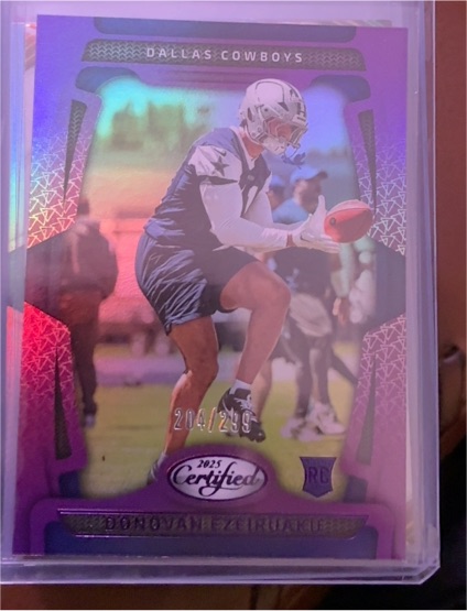 2025 Panini Certified #204 Donovan Ezeiruaku — front
