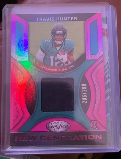 2025 Panini Certified #NGJ-TH Travis Hunter — front