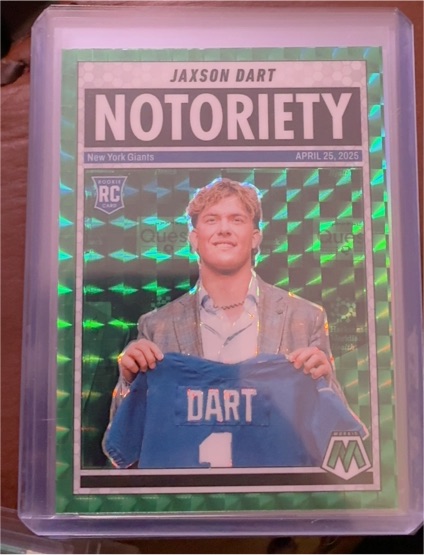 2025 Panini Mosaic Notoriety #11 Jaxson Dart — front