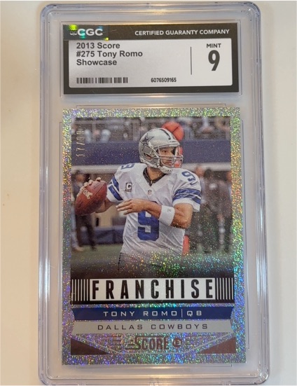 2013 Score #275 Tony Romo Showcase — front