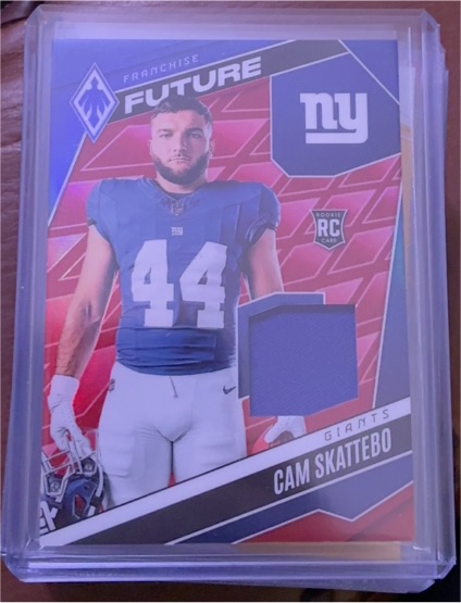 2025 Panini Phoenix Franchise Future #FFM-CSO Cam Skattebo — front