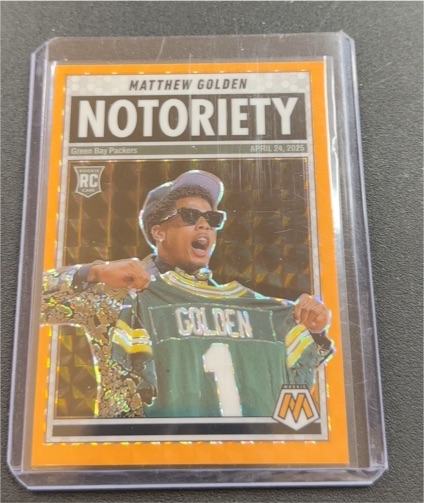 2025 Panini Mosaic Notoriety #21 Matthew Golden — front