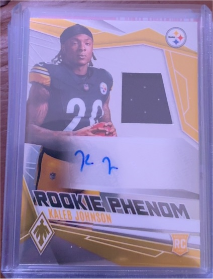 2025 Panini Phoenix #RPJ-KJN Kaleb Johnson Rookie Phenom — front