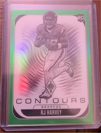 2025 Panini Phoenix #10 RJ Harvey Contours — front