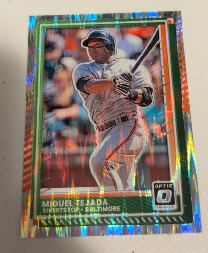 2025 Panini Donruss Optic #79 Miguel Tejada — front