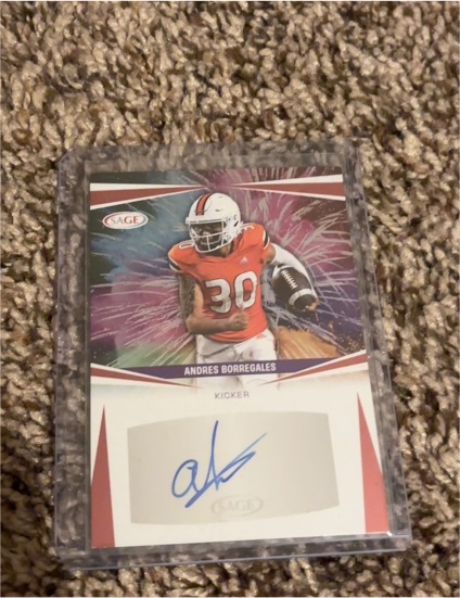 2025 Sage Football Low Series #A-AB2 Andres Borregales — front