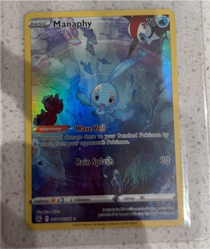 2023 Pokémon Crown Zenith GG06/GG70 Manaphy — front