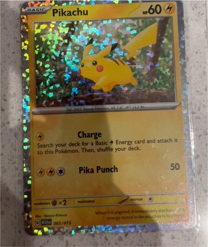 2025 Pokémon McDonald's Promo #002 Pikachu — front