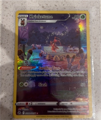 2023 Pokemon TCG Crown Zenith #GG02 Kricketune — front