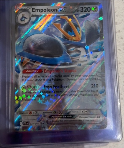 2014 Pokémon ME02: Phantasmal Flames #070 Empoleon EX — front