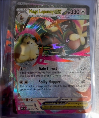 2025 Pokémon Phantasmal Flames #084 Mega Lopunny EX — front