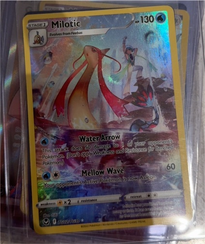 2022 Pokémon Sword & Shield Silver Tempest #TG02 Milotic — front