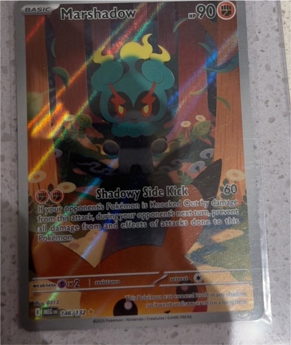 2023 Pokémon Mega Evolutions #146 Marshadow Illustration Rare — front