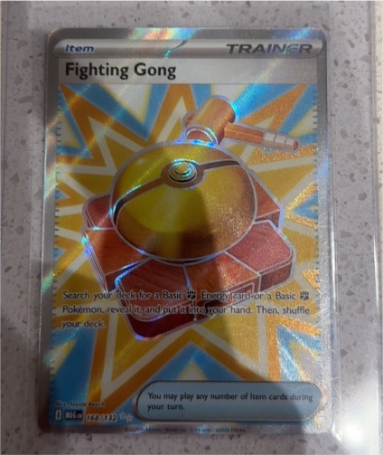 2025 Pokémon Mega Evolution #168 Fighting Gong — front