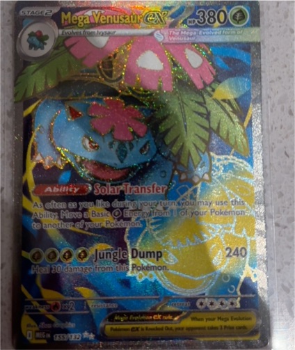 Mega Venusaur EX 155/132 — front