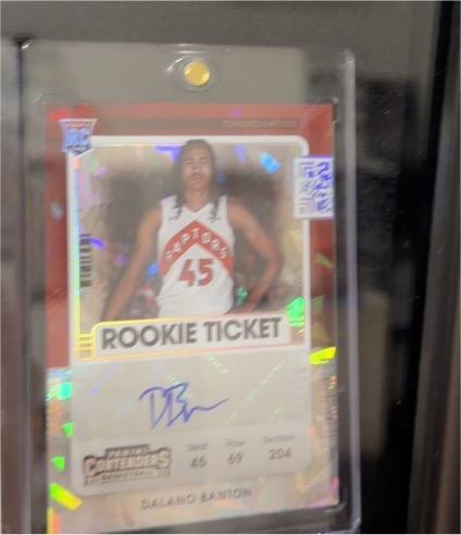 2021 Panini Contenders Rookie Ticket #45 Dalano Banton — front