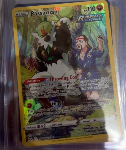 2022 Pokemon Silver Tempest #TG08 Passimian — front