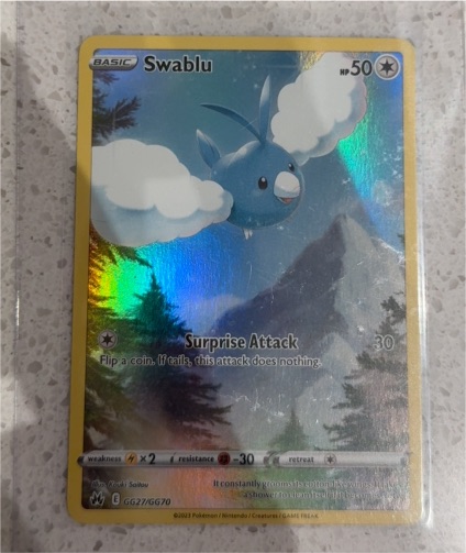 2023 Pokémon Crown Zenith #GG27 Swablu — front