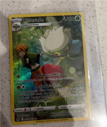 2022 Pokémon Lost Origin #TG02/TG30 Roserade — front