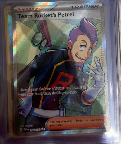 2022 Pokémon SV10: Destined Rivals #226 Team Rocket's Petrel — front