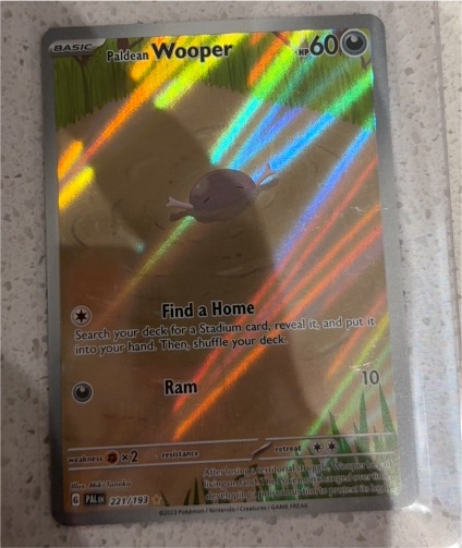 2023 Pokémon SV02: Paldea Evolved #221 Wooper — front
