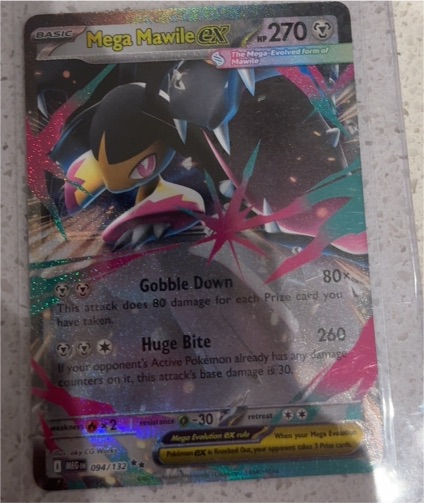 2013 Pokémon ME01 Mega Evolution #094 Mega Mawile EX — front