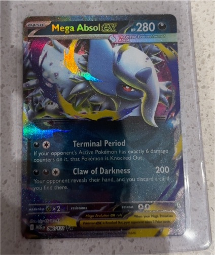 Pokemon TCG Mega Absol ex 086/132 Mega Evolution — front