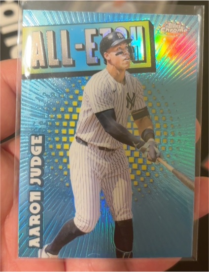 2025 Topps Chrome All-Etch #CAE-2 Aaron Judge — front