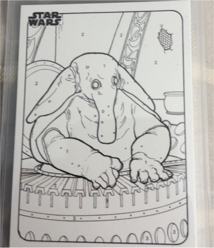 2025 Topps Chrome Star Wars By The Number #CP-5 Max Rebo — front