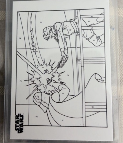 2025 Topps Chrome Star Wars #CP-19 Darth Vader vs Luke Skywalker — front