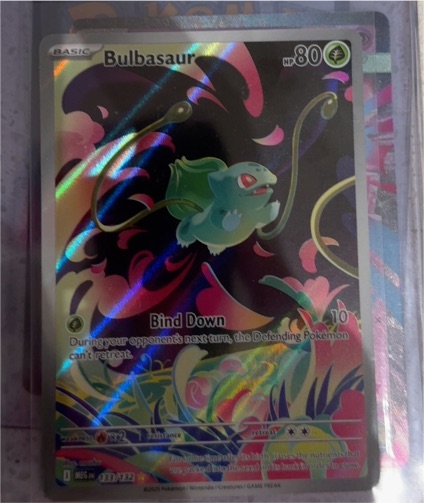 2025 Pokémon TCG Mega Evolutions #133 Bulbasaur — front