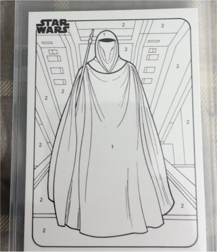 2025 Topps Chrome Star Wars By The Numbers #CP-6 Imperial Royal Guard — front