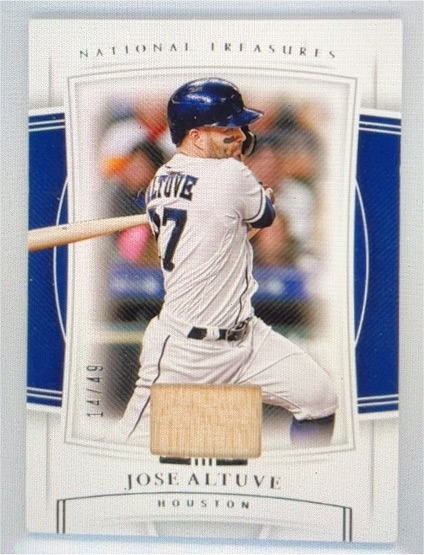 2020 Panini National Treasures #49 Jose Altuve — front