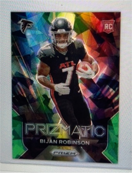 2023 Panini Prizm #19 Bijan Robinson Prizmatic — front