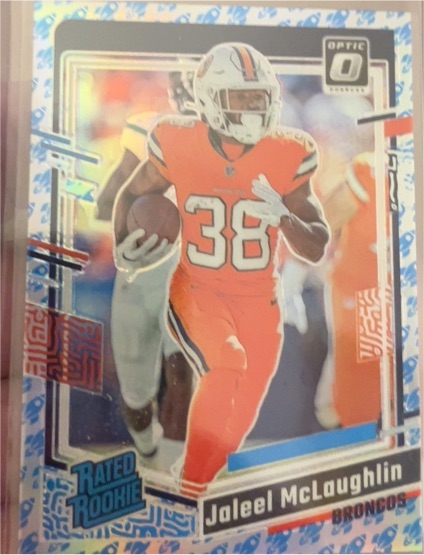 2023 Donruss Optic #232 Jaleel McLaughlin — front
