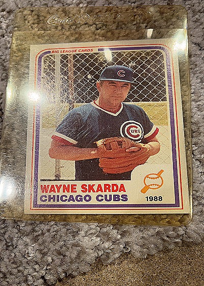 1988 Big League Cards Wayne Skarda Chicago Cubs — front