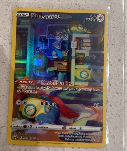 2023 Pokémon Crown Zenith: Galarian Gallery #GG23 Dunsparce — front