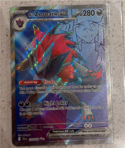 2025 Pokémon Journey Together #175/159 N's Zoroark ex — front