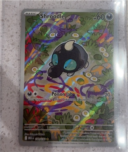 2025 Pokemon Mega Evolution #149 Shroodle Illustration Rare — front