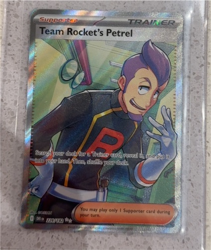 2023 Pokémon S&V: Destined Rivals #226 Team Rocket's Petrel — front