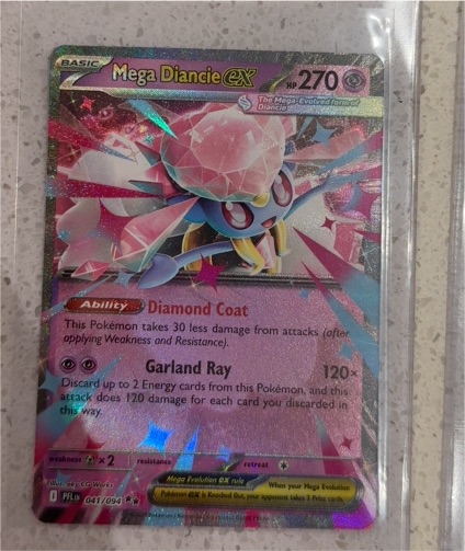 2021 Pokémon Phantasmal Flames #041 Mega Diancie EX — front