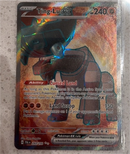 Pokémon TCG Ting-Lu ex Scarlet & Violet - Paldea Evolved 243/193 — front